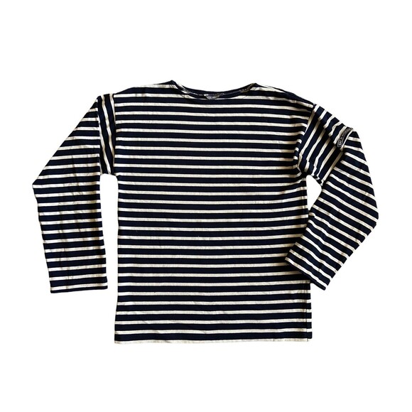Mat de Misaine Breton Top Size M Blue Striped Sailor French Coastal Quiet Luxury - Picture 5 of 12